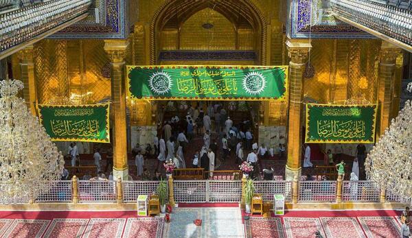 عکس حرم امام رضا در روز میلادش