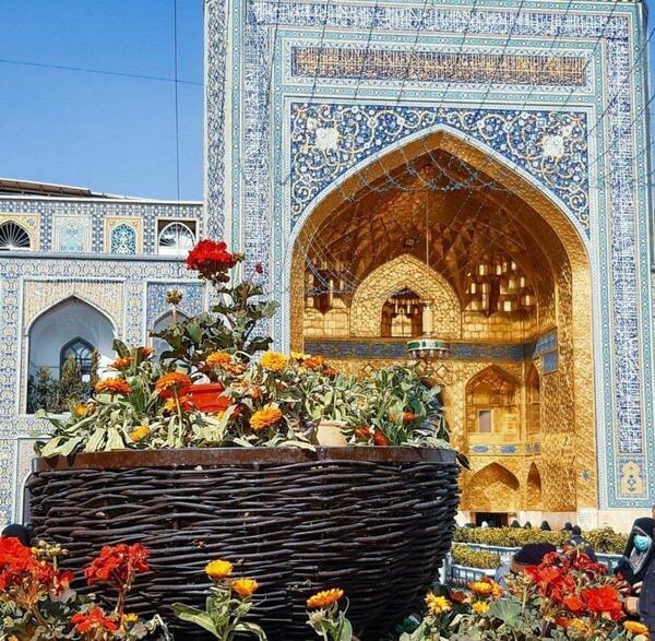 عکس حرم امام رضا در روز میلادش
