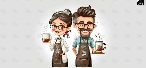 عکس کافه کارتونی