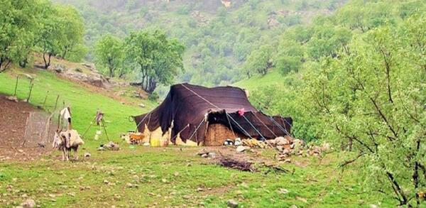 عکس سیاه چادر قشقایی