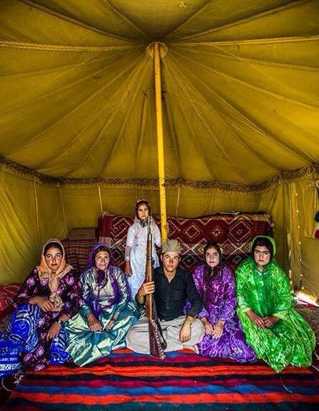 عکس سیاه چادر قشقایی