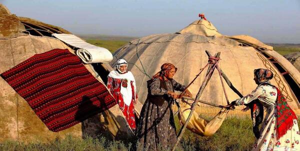 عکس سیاه چادر قشقایی