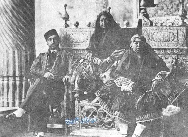 عکس واقعی جیران و ناصرالدین شاه قاجار