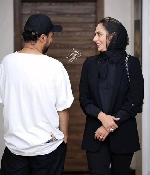 عکس جواد عزتی همسرش