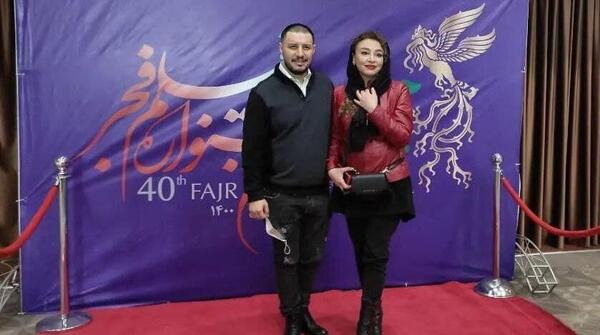 عکس جواد عزتی همسرش