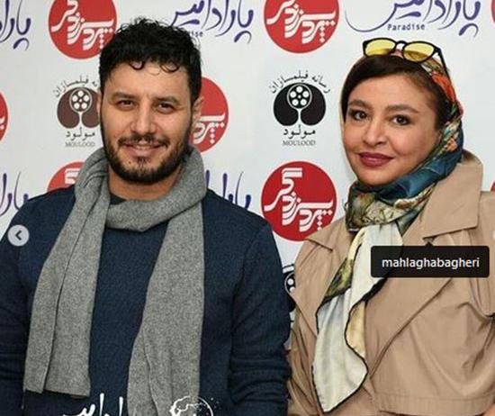 عکس جواد عزتی همسرش