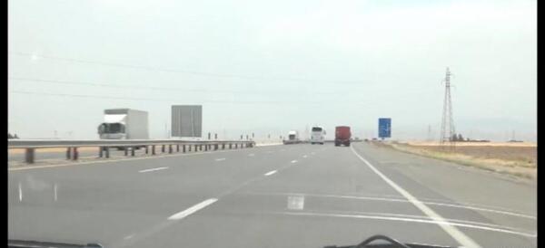 عکس جاده کاشان