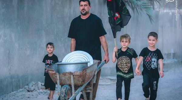 عکس اربعین پدر