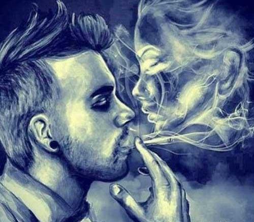عکس سیگار عاشقانه