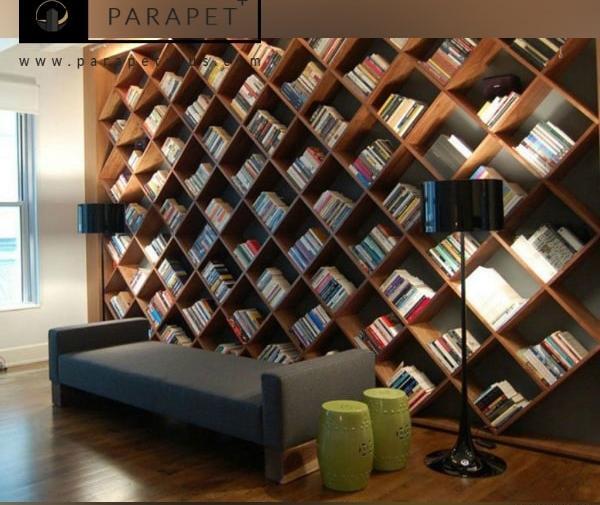 عکس ایده برای قفسه کتاب