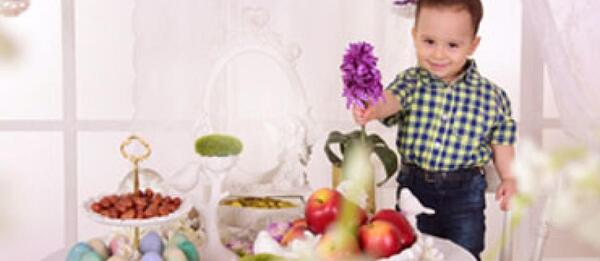 عکس اتلیه کودک با هفت سین