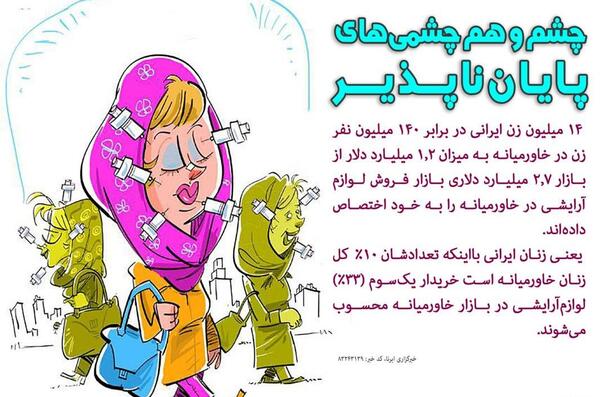 عکس نوشته چشم و هم چشمی
