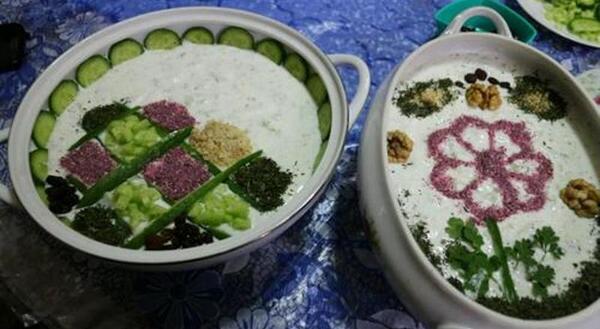 عکس های تزیین ماست