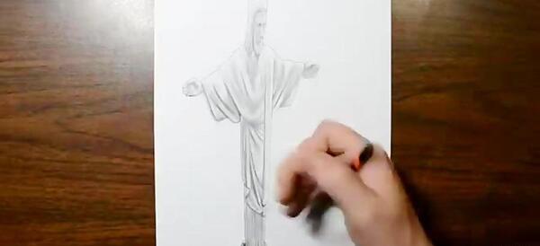 عکس نقاشی صلیب زیبا