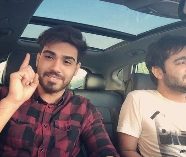 عکس سینا درخشنده و همسرش