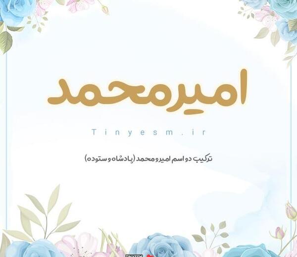 عکس نوشته اسم امیرمحمد برای پروفایل