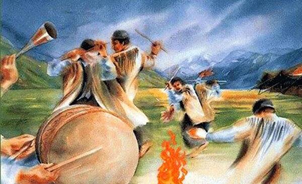 عکس نوشته چهارشنبه سوری ترکی