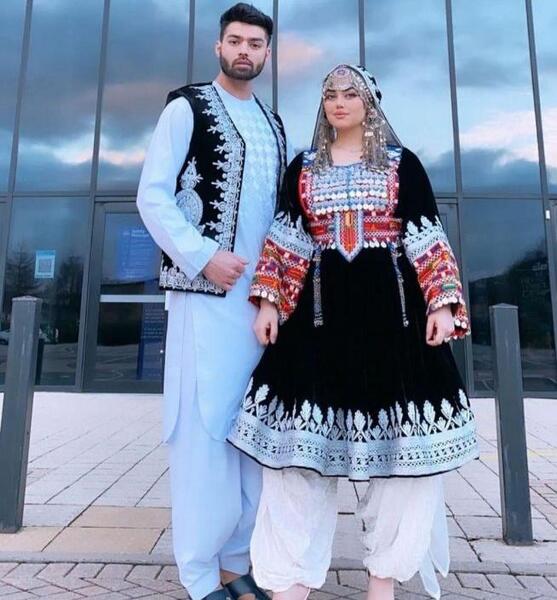 عکس از لباس افغانی