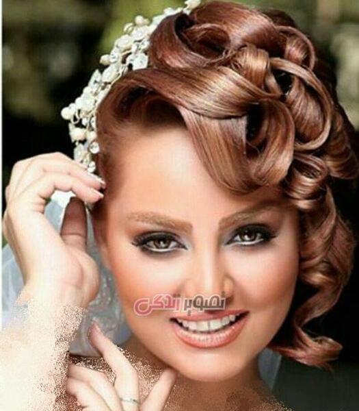 عکس آموزش شینیون موی عروس