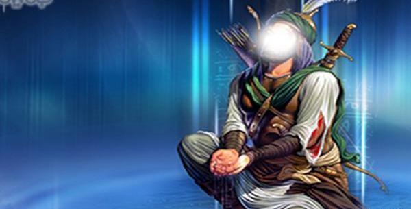 عکس تیر خوردن حضرت عباس