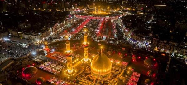 عکس حرم امام حسین زنده