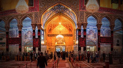 عکس حرم امام حسین زنده