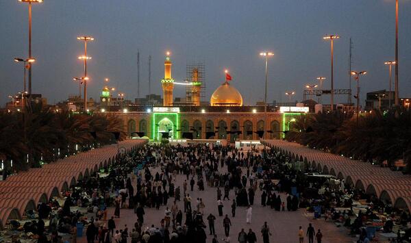 عکس حرم امام حسین زنده