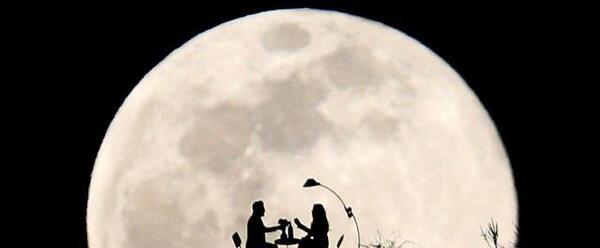 عکس عاشقانه ماه