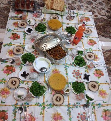 عکس سفره شب قدر