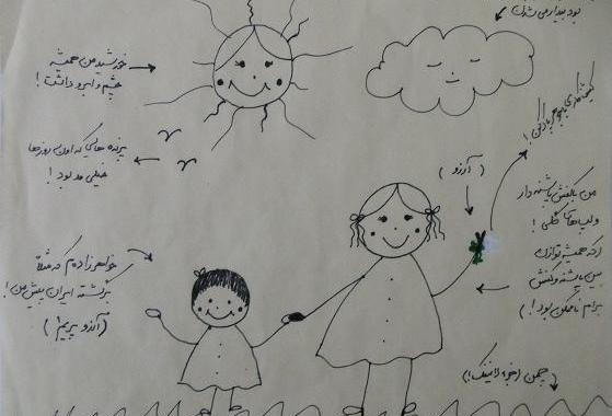 عکس نقاشی ساده نودی