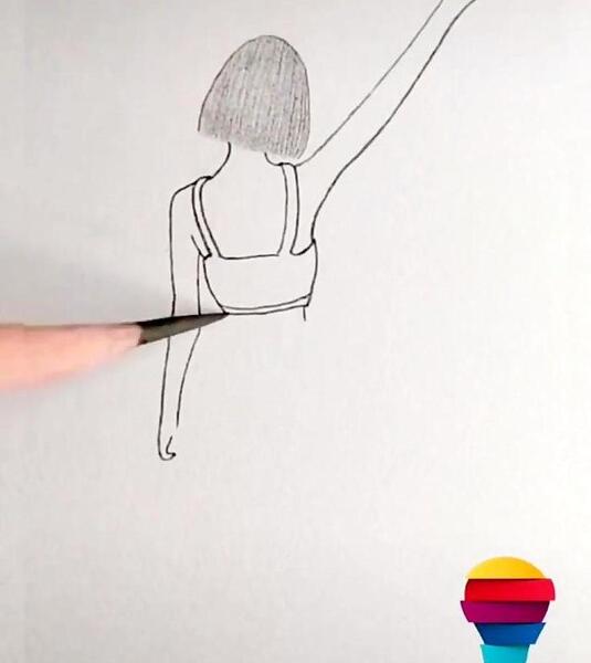 عکس نقاشی ساده نودی
