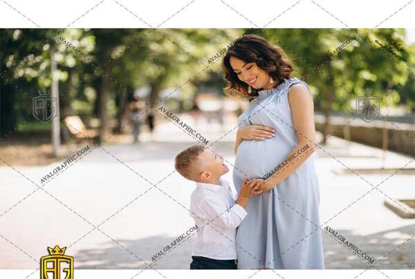 عکس بارداری زن