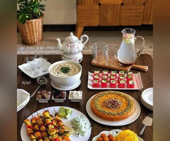 عکس شام دونفره عاشقانه