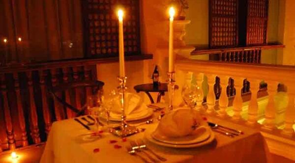عکس شام دونفره عاشقانه