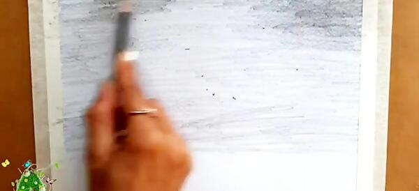 عکس نقاشی سیاه قلم صحنه عاشورا