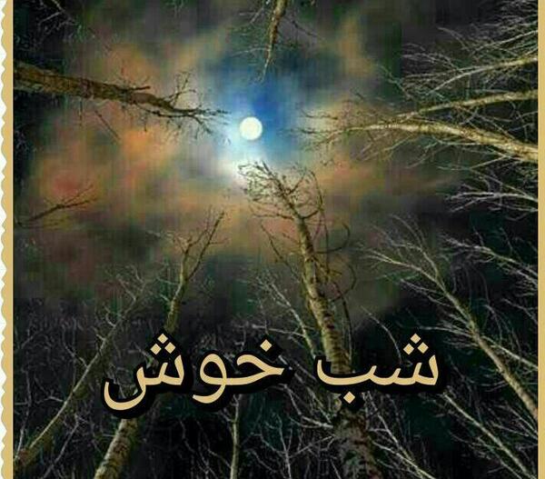 عکس نوشته شبتون پراز ارامش