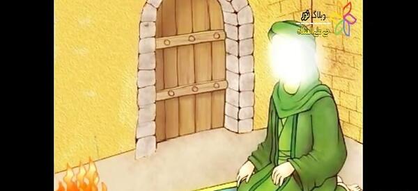 عکس امام علی در حال نماز