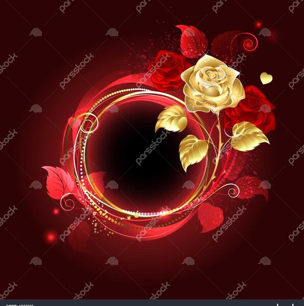 عکس طلا قرمز