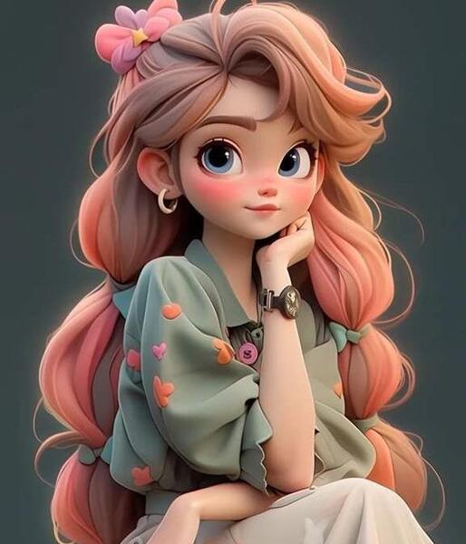 عکس زن کارتونی