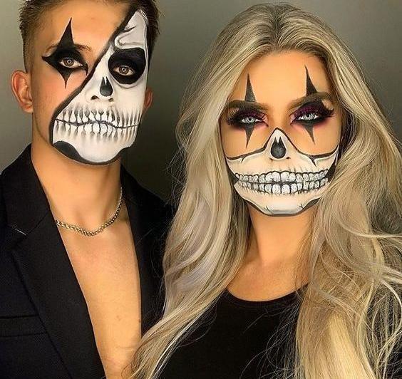 عکس ایده نقاشی صورت برای هالووین