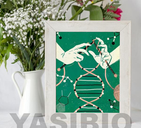 عکس پس زمینه ژنتیکی