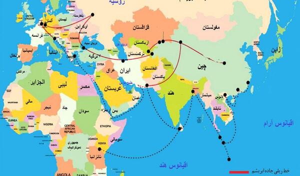 عکس جاده ابریشم در ایران