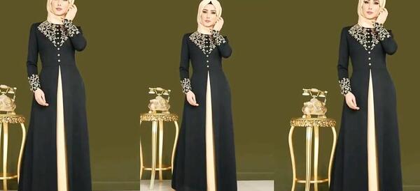 عکس لباس مجلسی شیک حجابی