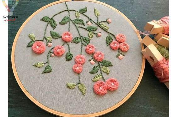 عکس ایده گلدوزی اسم