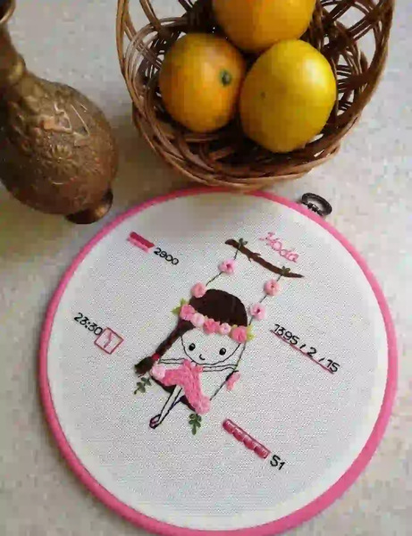 عکس ایده گلدوزی اسم