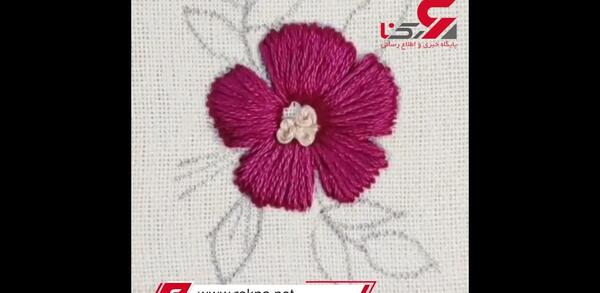 عکس ایده گلدوزی اسم