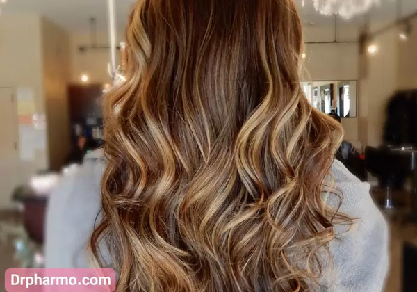 عکس رنگ مو گندمی