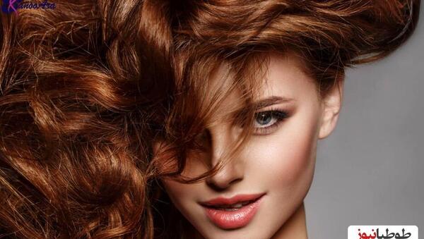 عکس رنگ مو گندمی