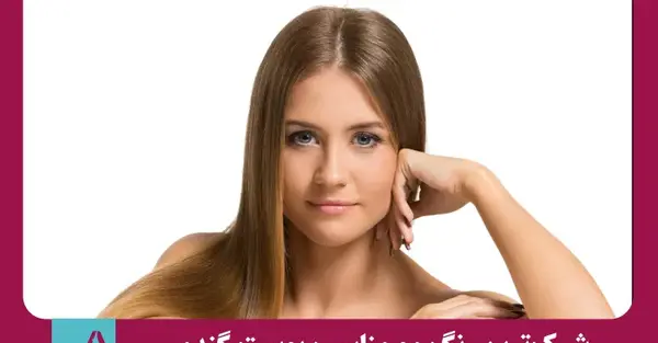 عکس رنگ مو گندمی