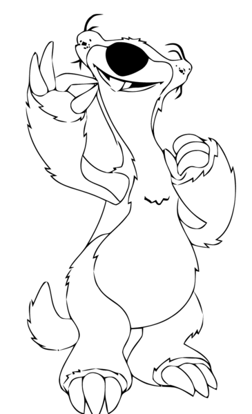 عکس شخصیت کارتونی عصر یخبندان